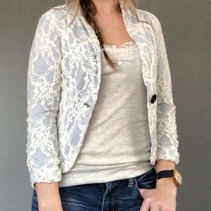 Charlotte Russe Lace Blazer - LIKE NEW